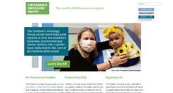 Desktop Screenshot of childrensoncologygroup.org